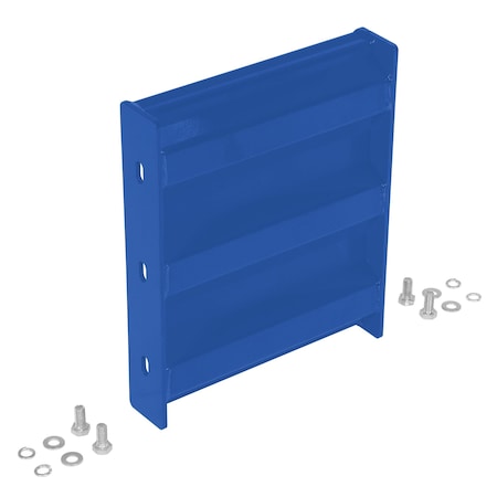 Vestil Bolt-On Style Guard Rail 1 Ft Blue GR-F3R-BO-1-BU